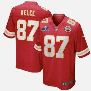 NWOT Nike Travis Kelce #87 Kansas City Chiefs Super Bowl LVIII Jersey